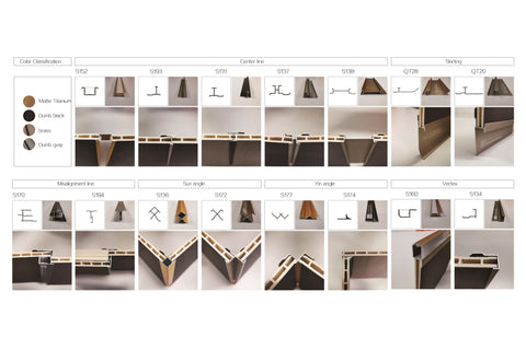 Metal edge profiles